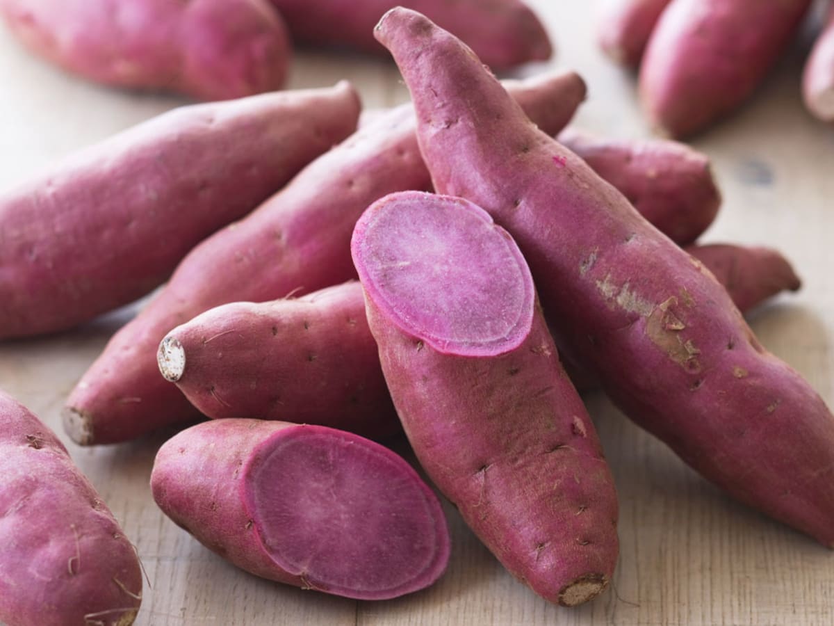 Organic Purple Fingerling Potatoes, 1 lb, Sunrise Organic Farms