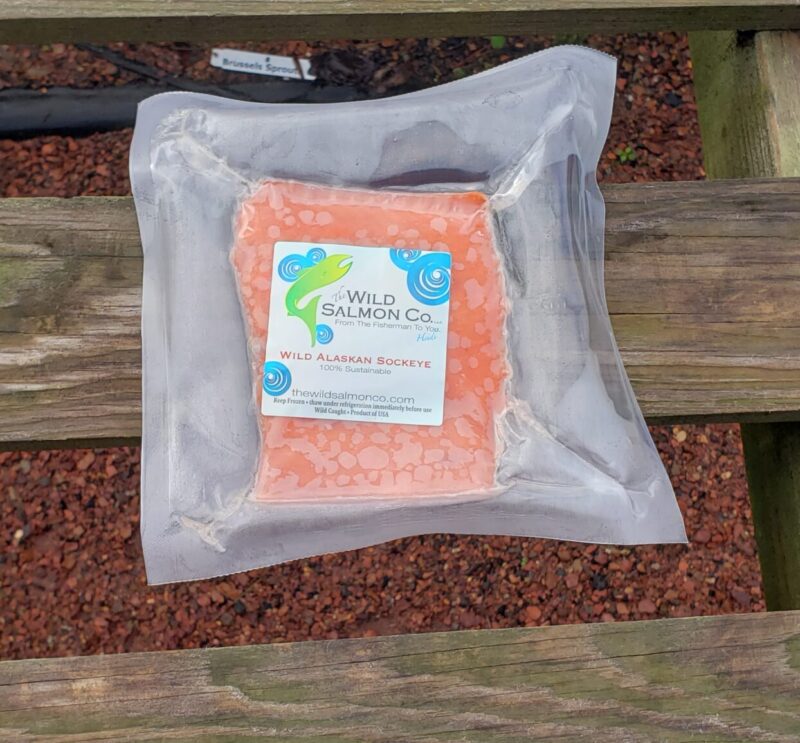 Salmon portions from Wild Caught Salmon Co 5-7 oz portions
