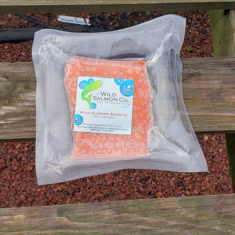 Salmon portions from Wild Caught Salmon Co 5-7 oz portions