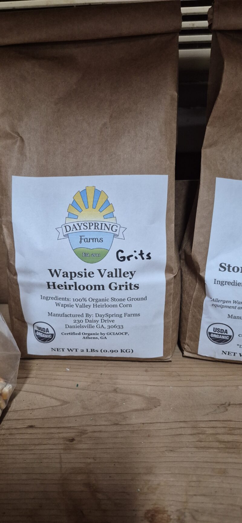 Grits Heirloom, Wapsie Valley variety 2 pounds