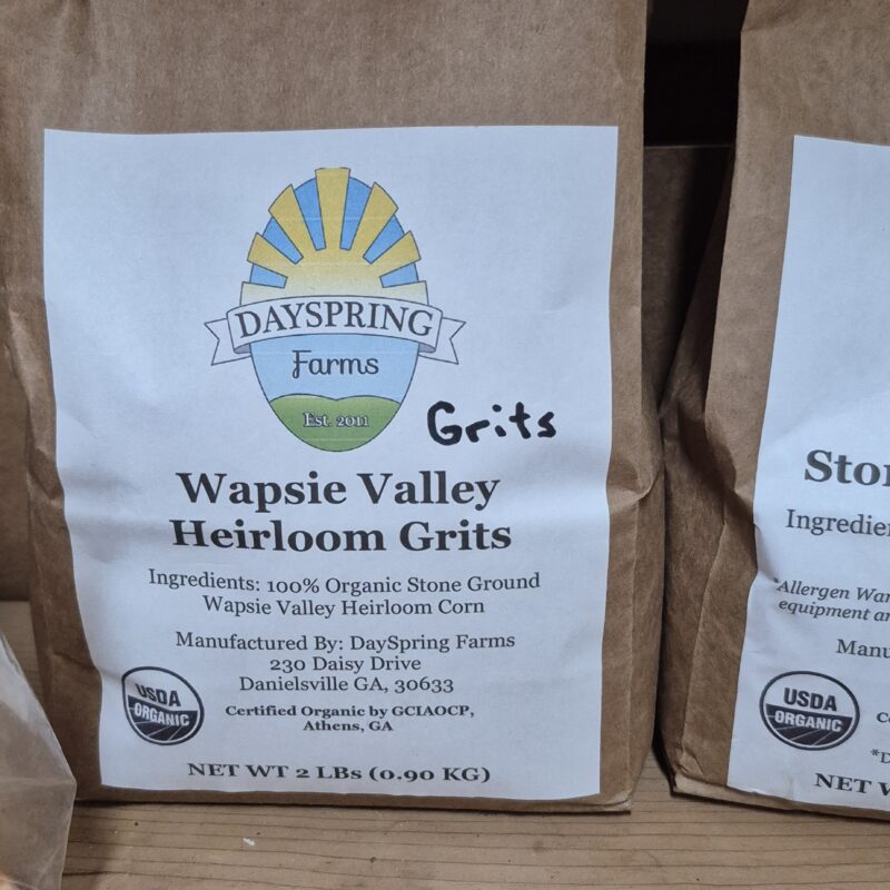 Grits Heirloom, Wapsie Valley variety 2 pounds