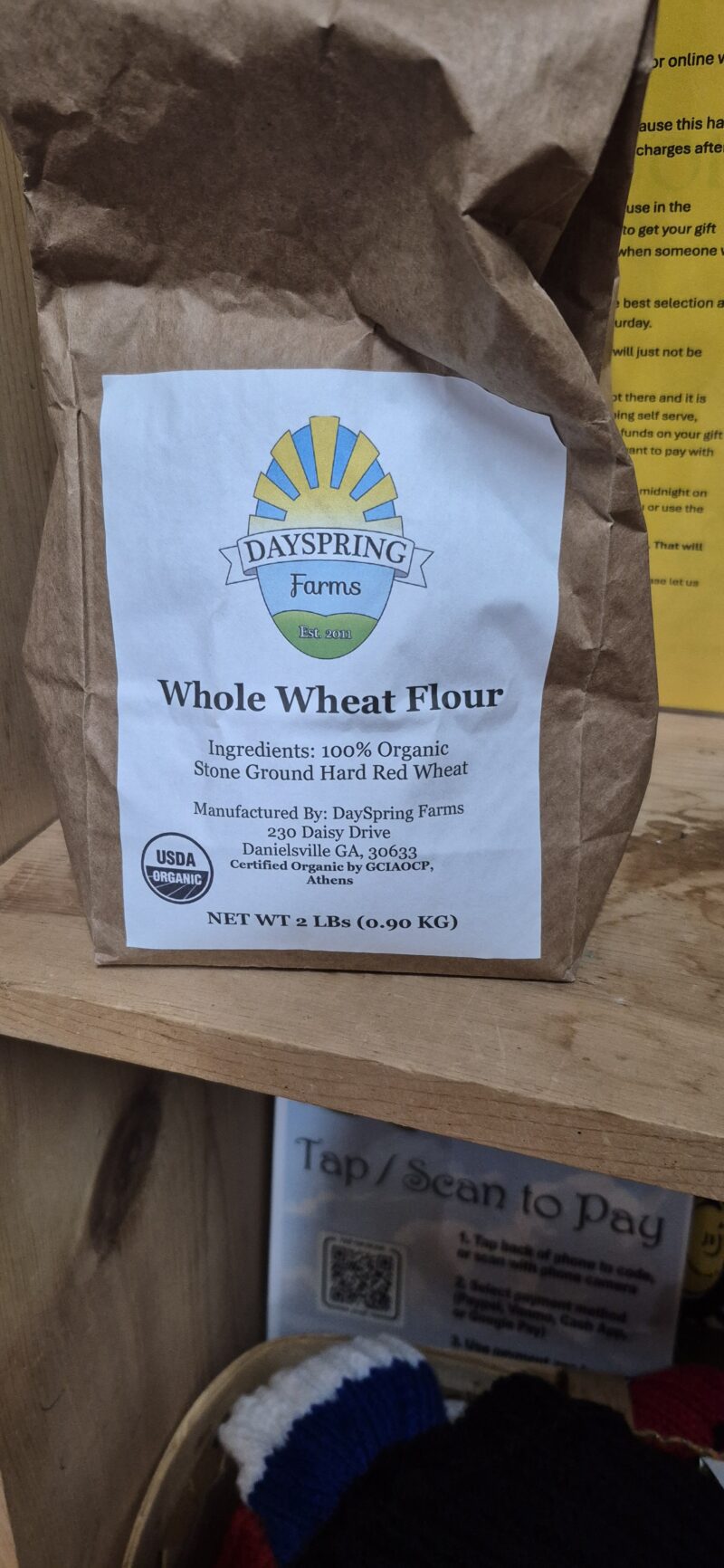 Whole Wheat Flour Organic 2 pounds