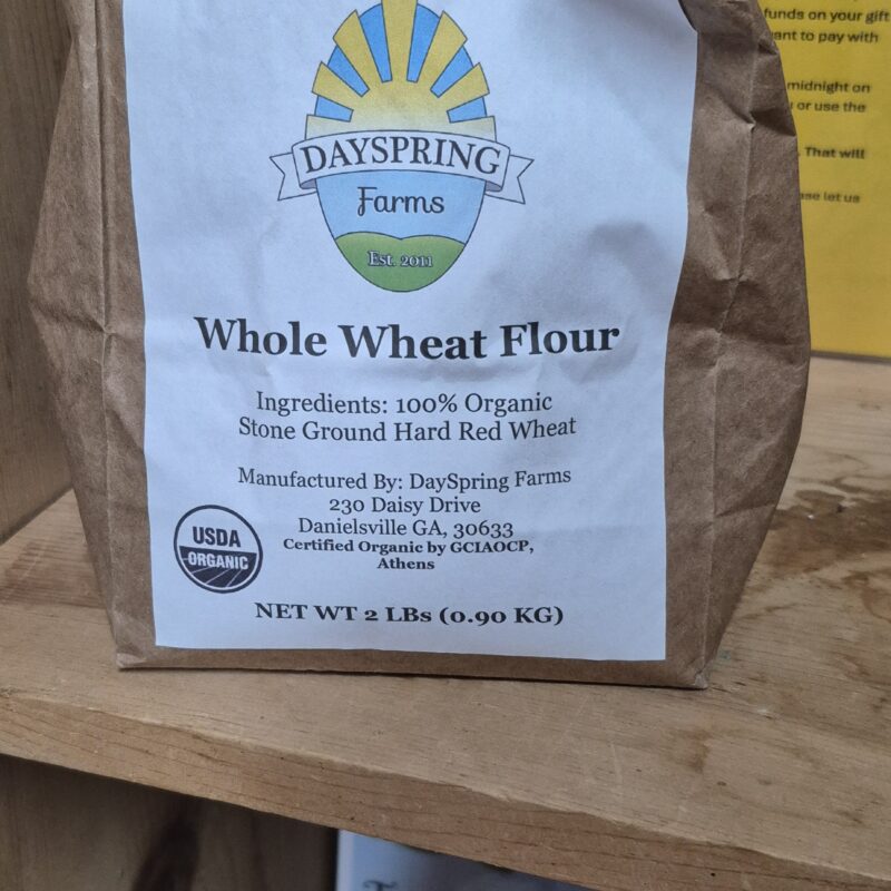 Whole Wheat Flour Organic 2 pounds